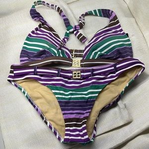 BCBG max Azria, two piece, bikini swimsuit, size S
